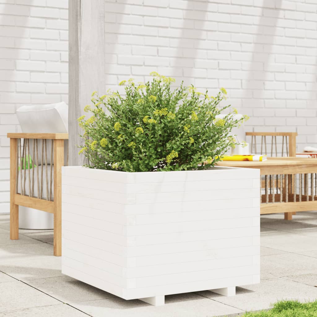 Vidaxl Planning Box 60x60x49.5 cm de pino sólido