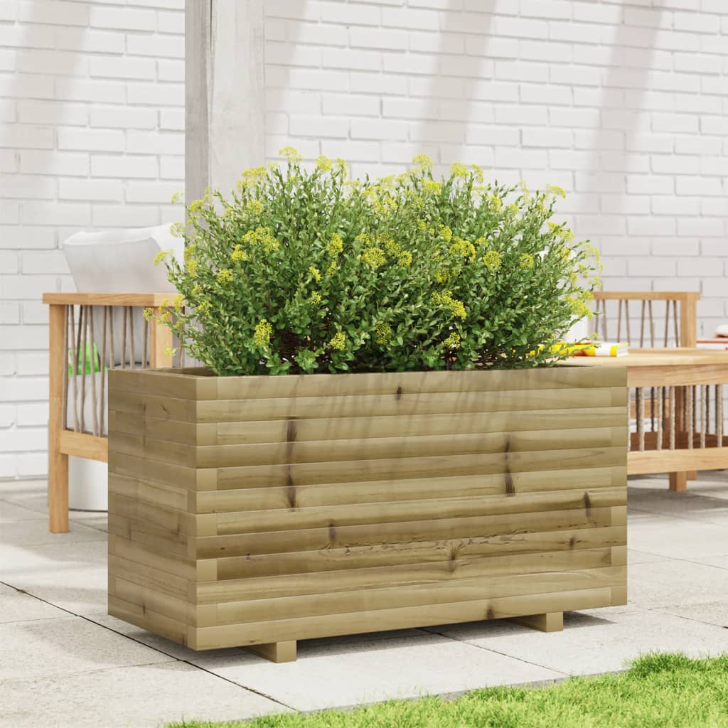 Casella di pianificazione di Vidaxl 90x40x49.5 cm in legno di pino impregnato
