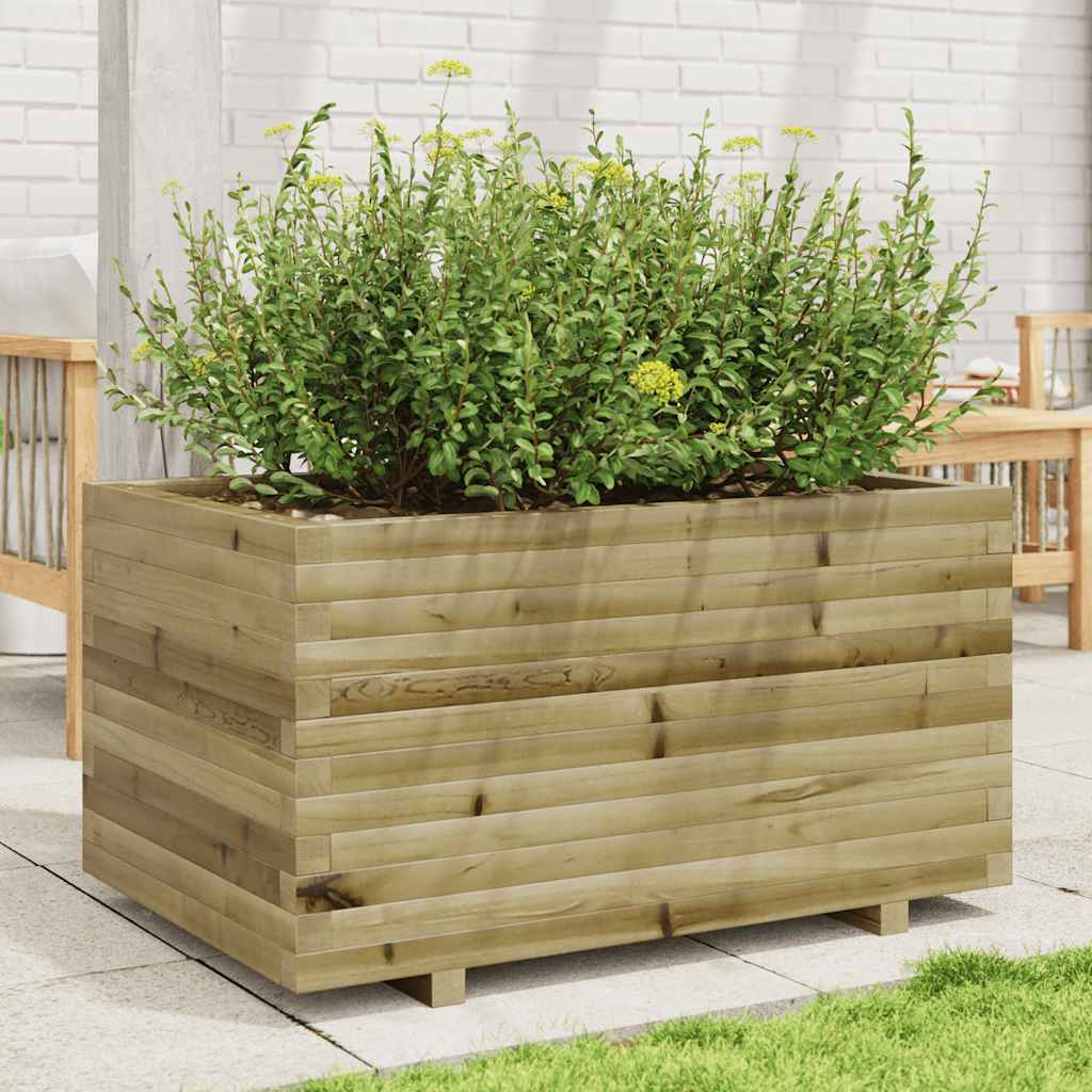 Jardinera vidaxx 90x60x49,5 cm madera de pino impregnada