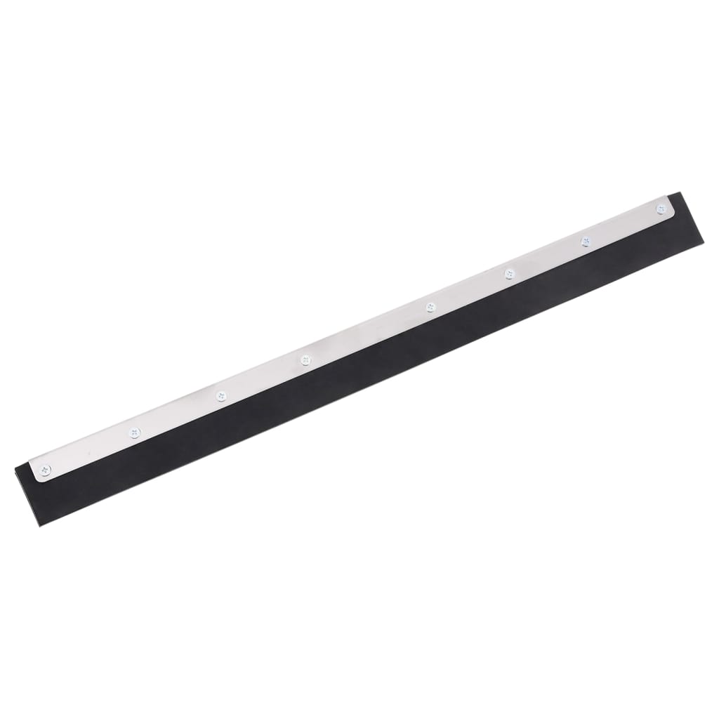 Cabezales de limpieza de piso Vidaxl 5 st 55x2x5 cm de acero y goma