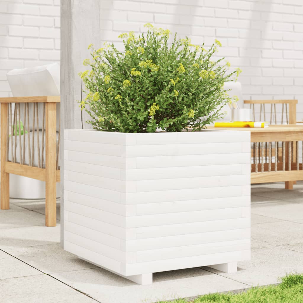 Vidaxl Planning Box 50x50x49.5 cm de pino sólido