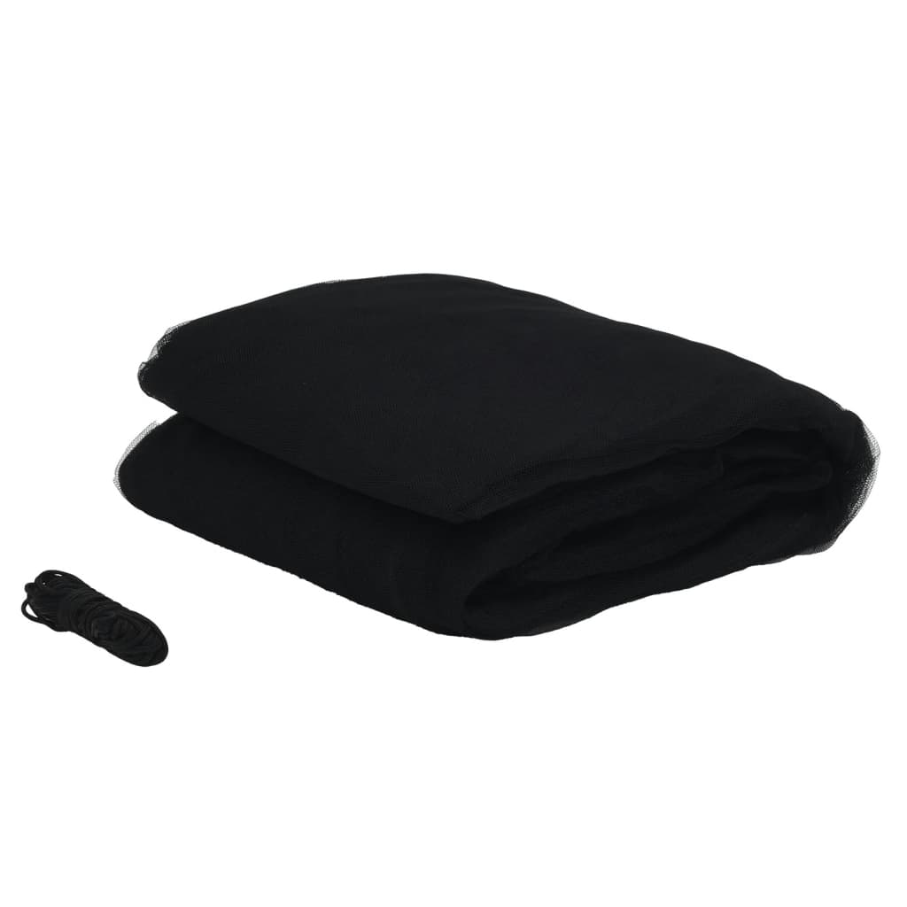 Vidaxl Mosquito Neta para Umbrella 220 Mesh φ300x230 cm Negro