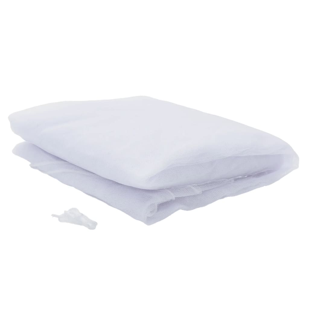 Vidaxl Mosquito Net per ombrello 220 mesh φ330x250 cm bianco
