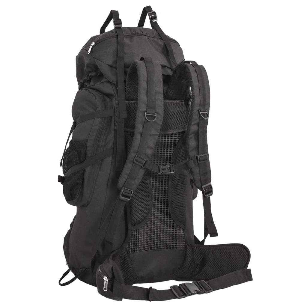 Vidaxl Walking Mackpack 80 L Oxford Fabric Negro