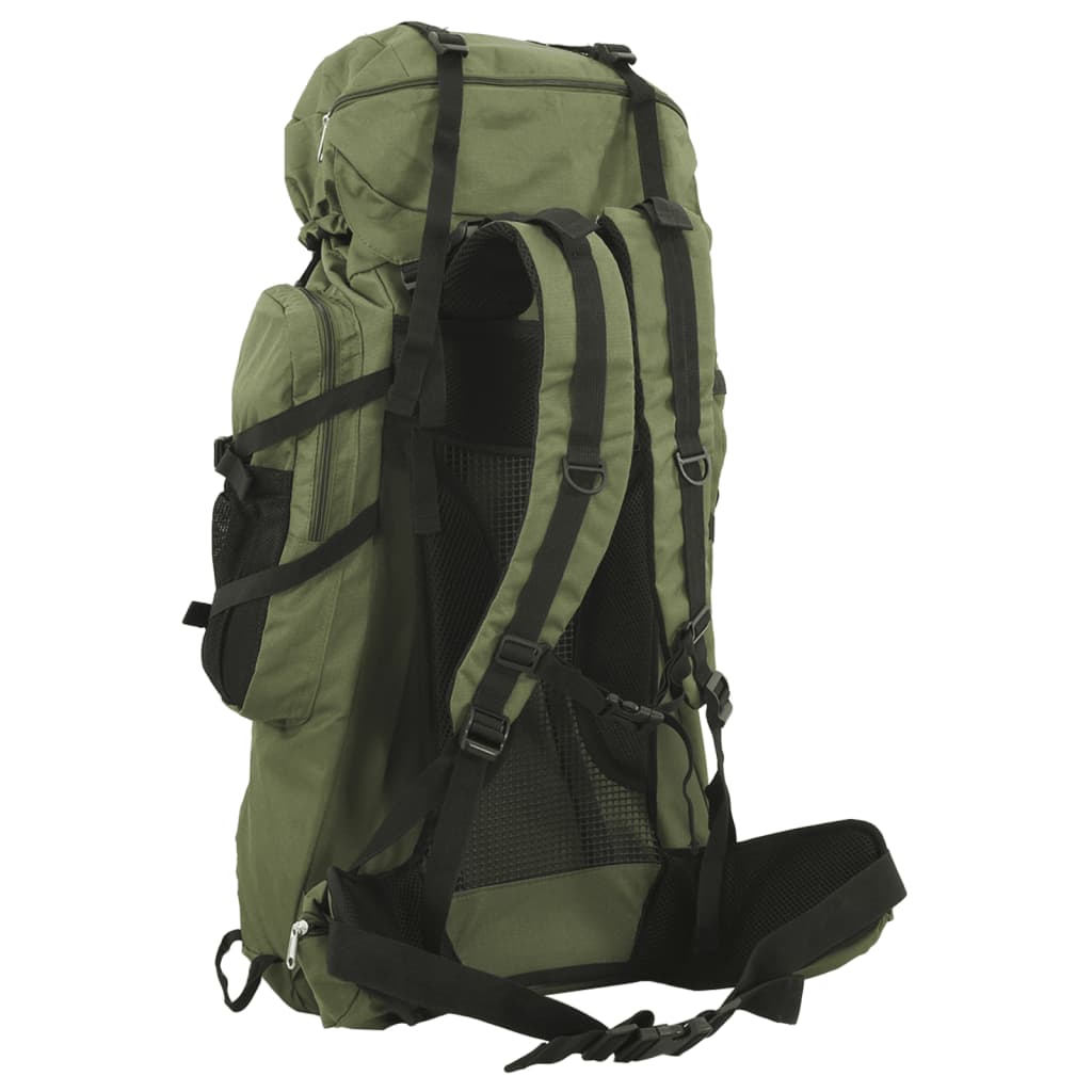 Vidaxl Walking Zackpack 80 L Oxford Fabric Army Green