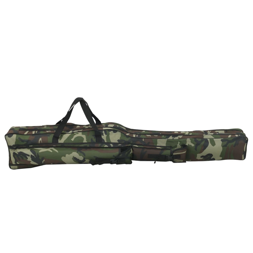 Vidaxl Hengeltas 150 cm camuflage Oxford tessuto verde