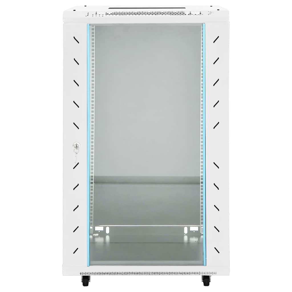 Vidaxl netwerkkast met draaiwieltjes 18u 19 ip20 60x60x100 cm