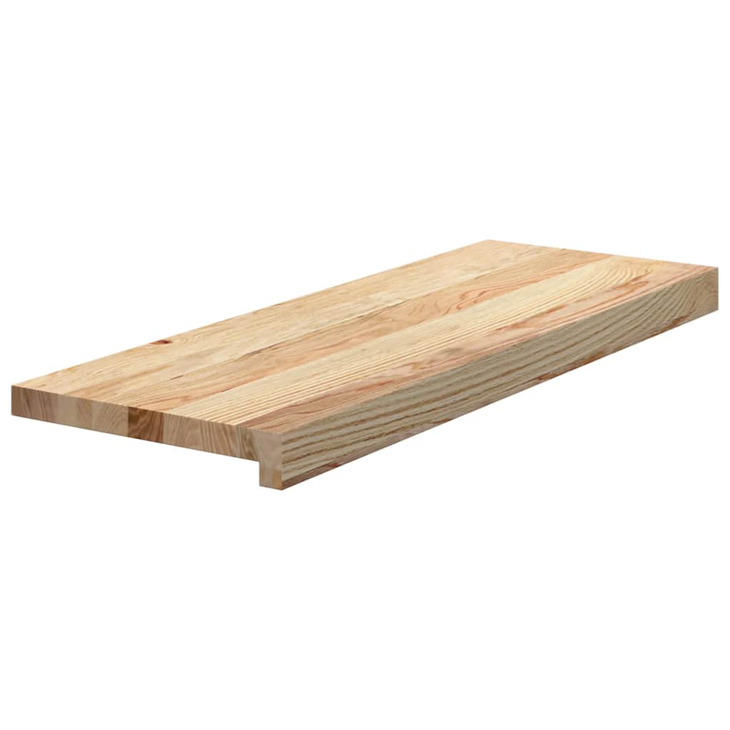 Vidaxl traptreden 4 st 70x25x2 cm onbehandeld massief eikenhout
