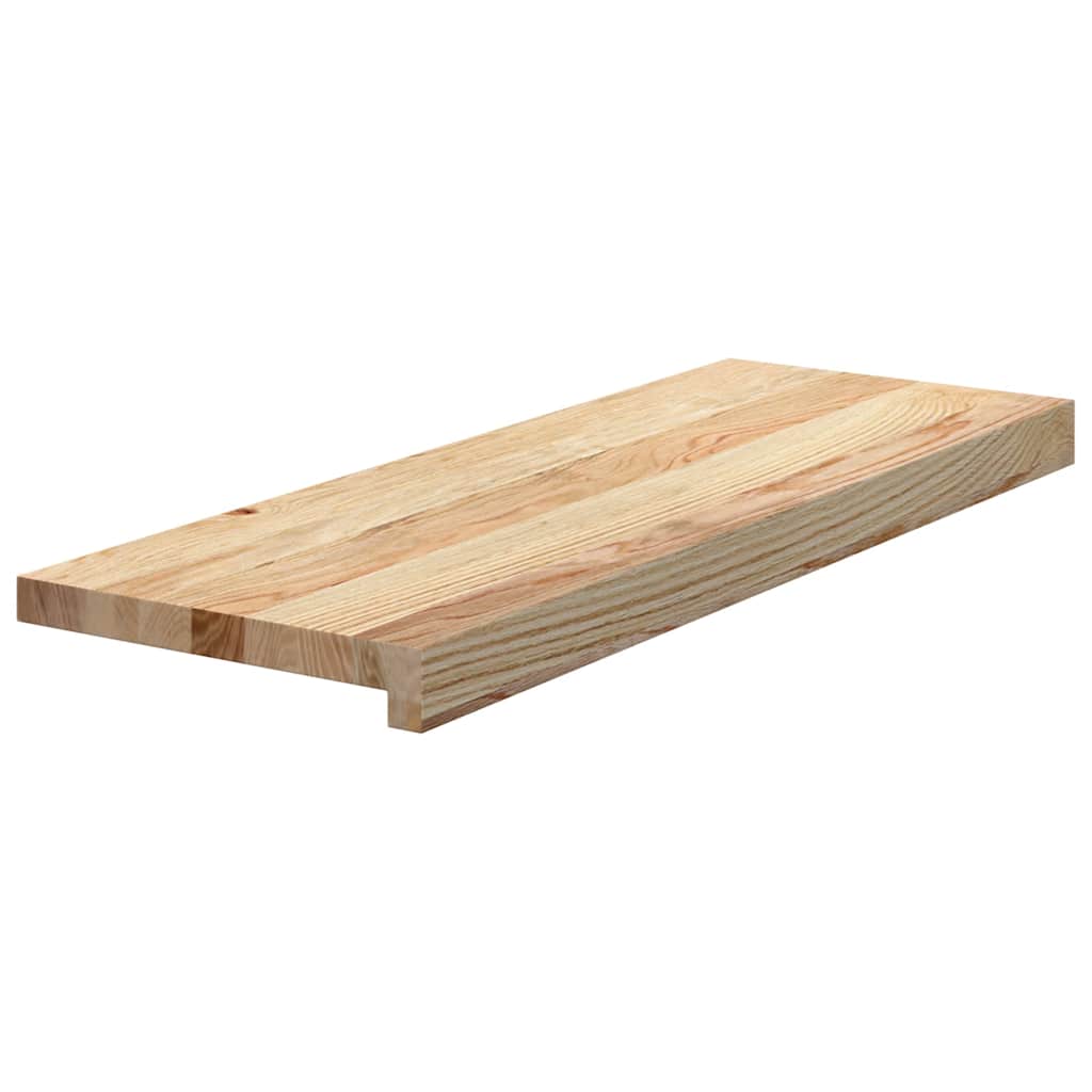 Vidaxl traptreden 4 st 70x30x2 cm onbehandeld massief eikenhout