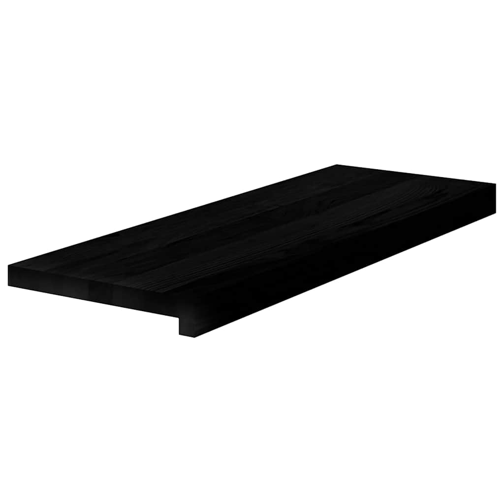 Vidaxl traptreden 8 st 70x25x2 cm massief eikenhout donkerbruin