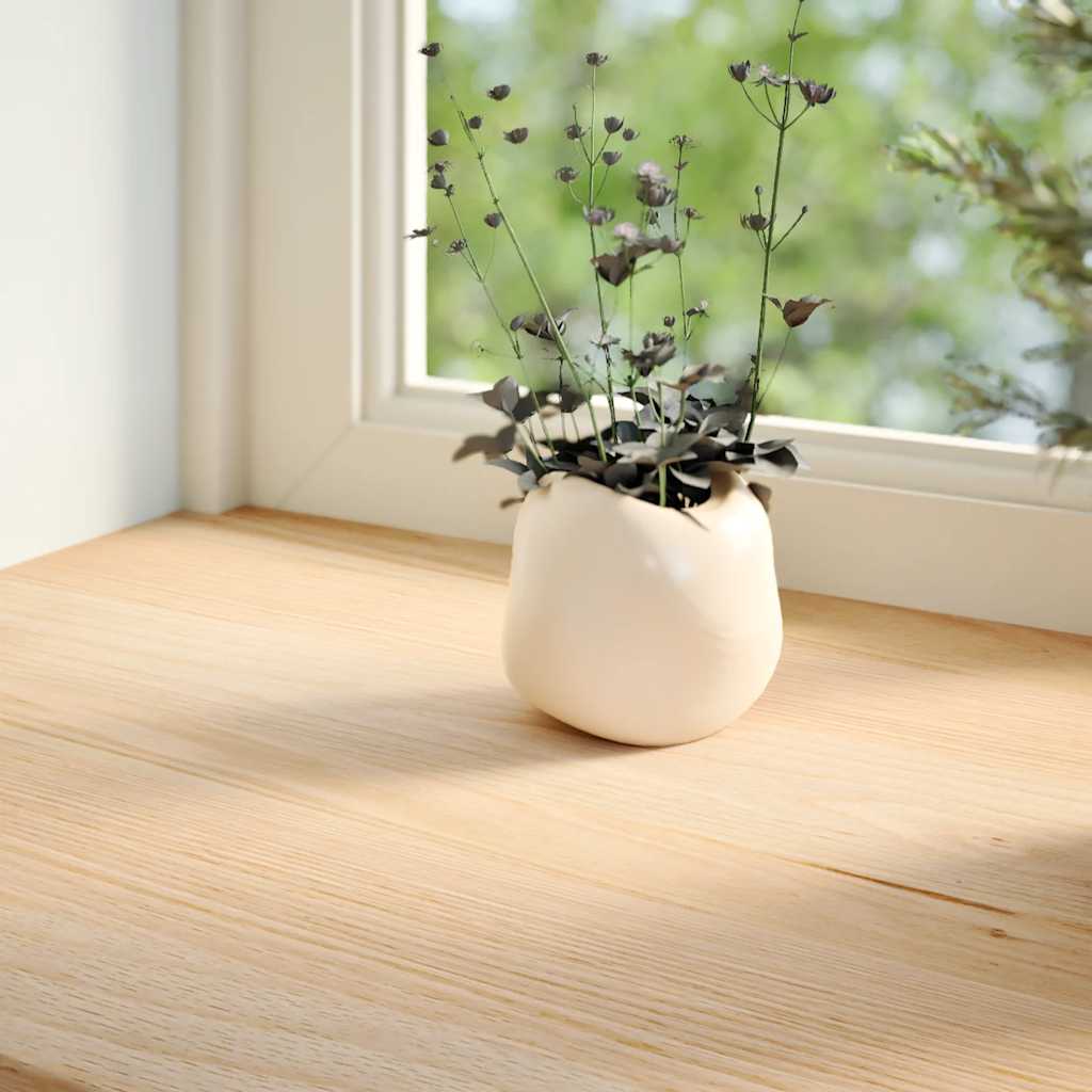 Vidaxl Finestra Soli per la finestra 2 ST non trattata 70x40x2 cm rovere solido