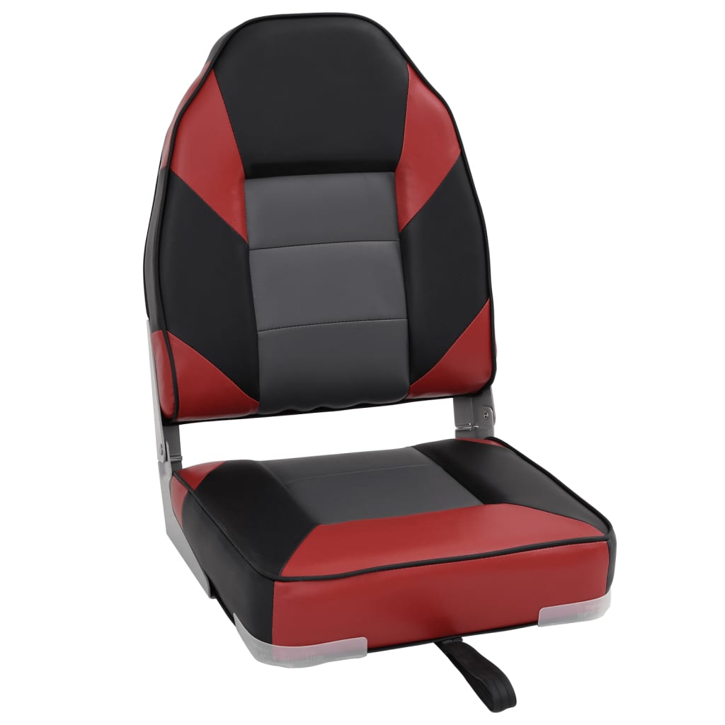 Vidaxl bootstoelen 2 st inklapbaar met hoge rugleuning 39x43x58 cm