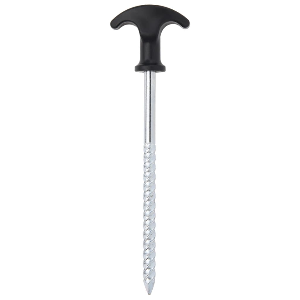 PEG VIDAXL TENDI DI PEGS 24 STS Ø7 mm 17 cm Acciaio zincato
