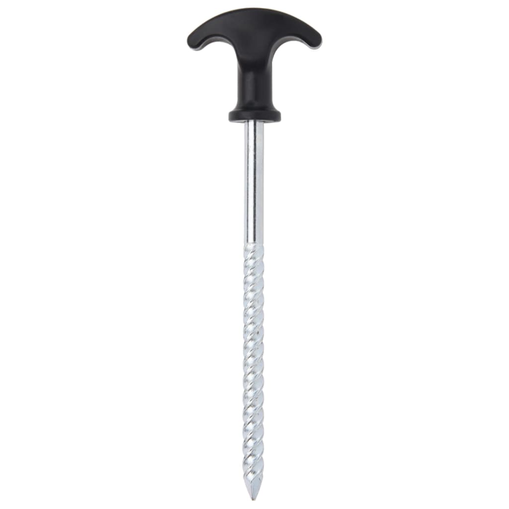 PEGS VIDAXL PEGS 12 ST Ø7 mm 17 cm Acciaio zincato