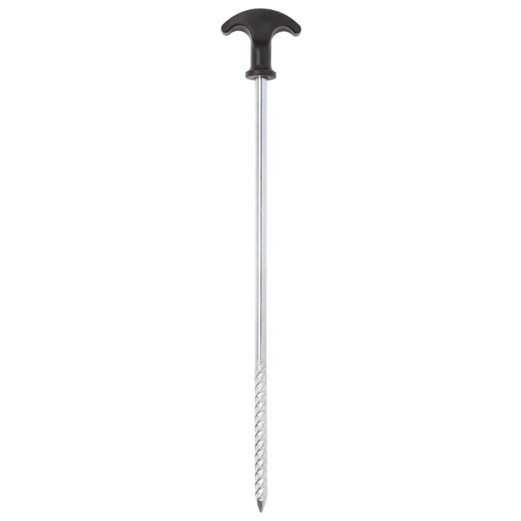 PEG VIDAXL TENDI DI PEGS 24 STS Ø7 mm 30 cm Acciaio zincato