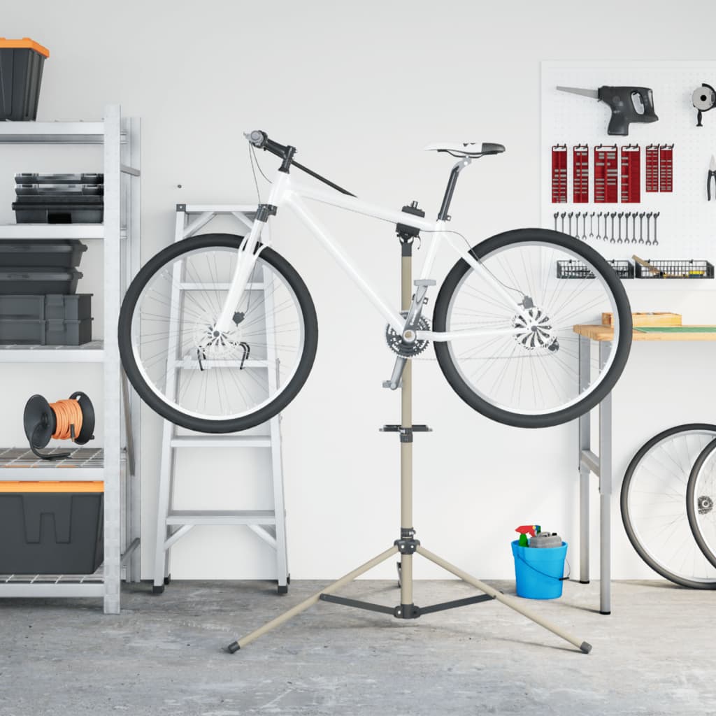 Vidaxl Fiets Riparazione standard pieghevole 120-165 cm Aluminio