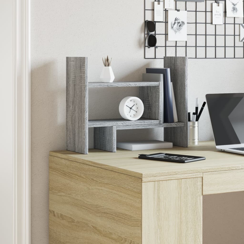 Vidaxl Bureau Organizer 38.5x17x39 cm Oak Sonoma Grey Elaborato