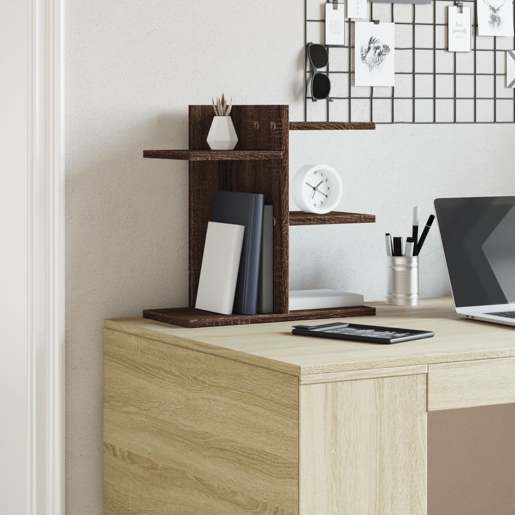 Vidaxl Bureau Organizer 42x21.5x42 cm Oak marrone legno trasformato