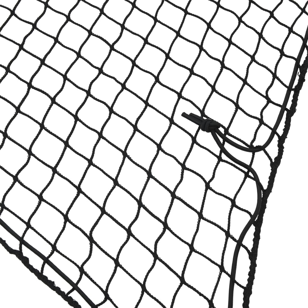 Vidaxl Trailer Network Elastic Rope 2.1x1.25 M Polypropene Black