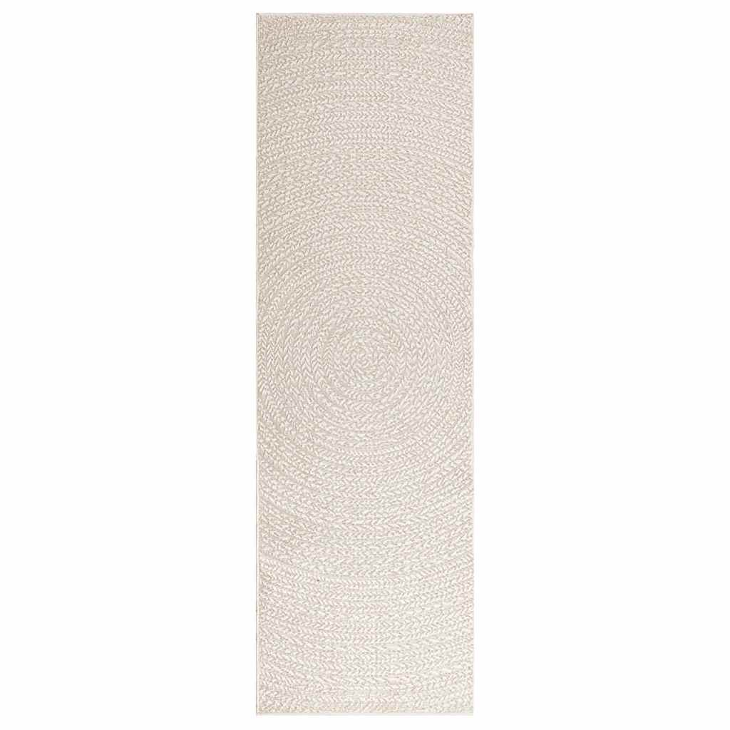 Vidaxl Rug Zizur habitación dentro y fuera de 80x250 cm de yute look