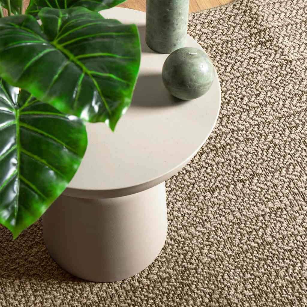 Vidaxl Rug Zizur Beige dentro y fuera de 200x200 cm de yute Look