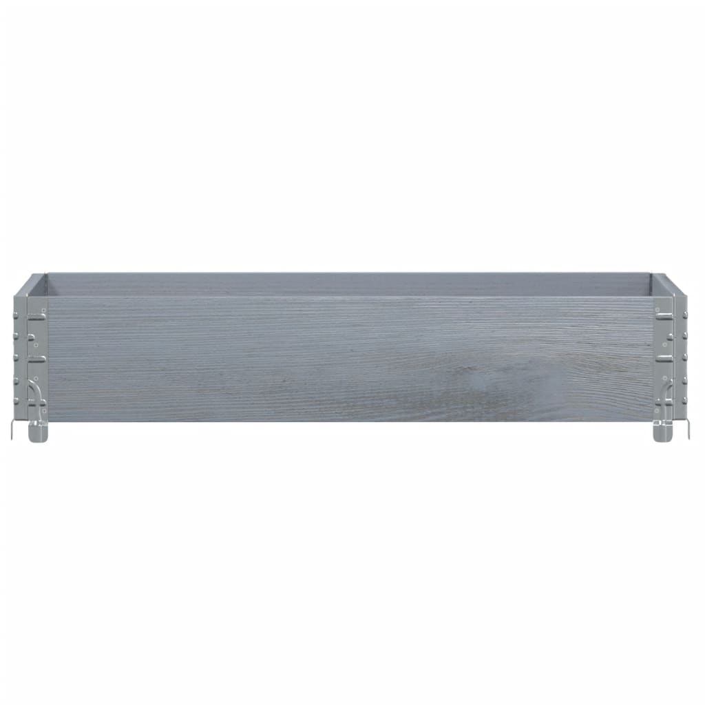 Vidaxl Planning Box 100x50 cm Solid Pine Gray