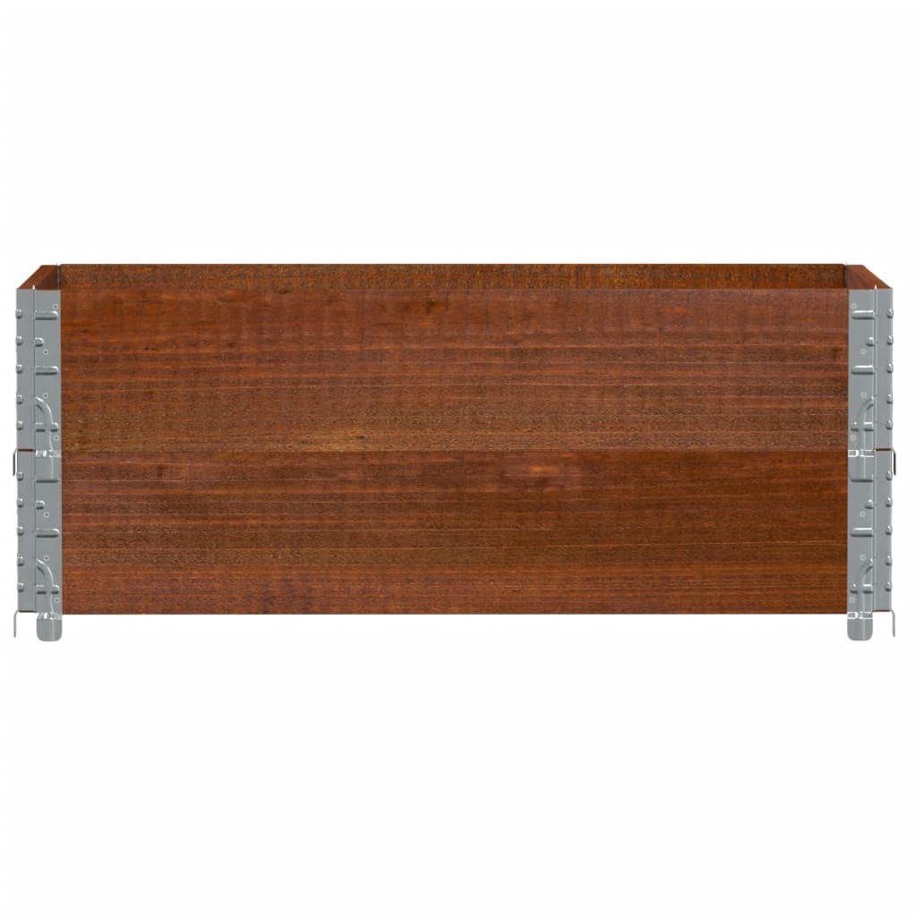 Casella di pianificazione Vidaxl 100x50 cm in pino solido