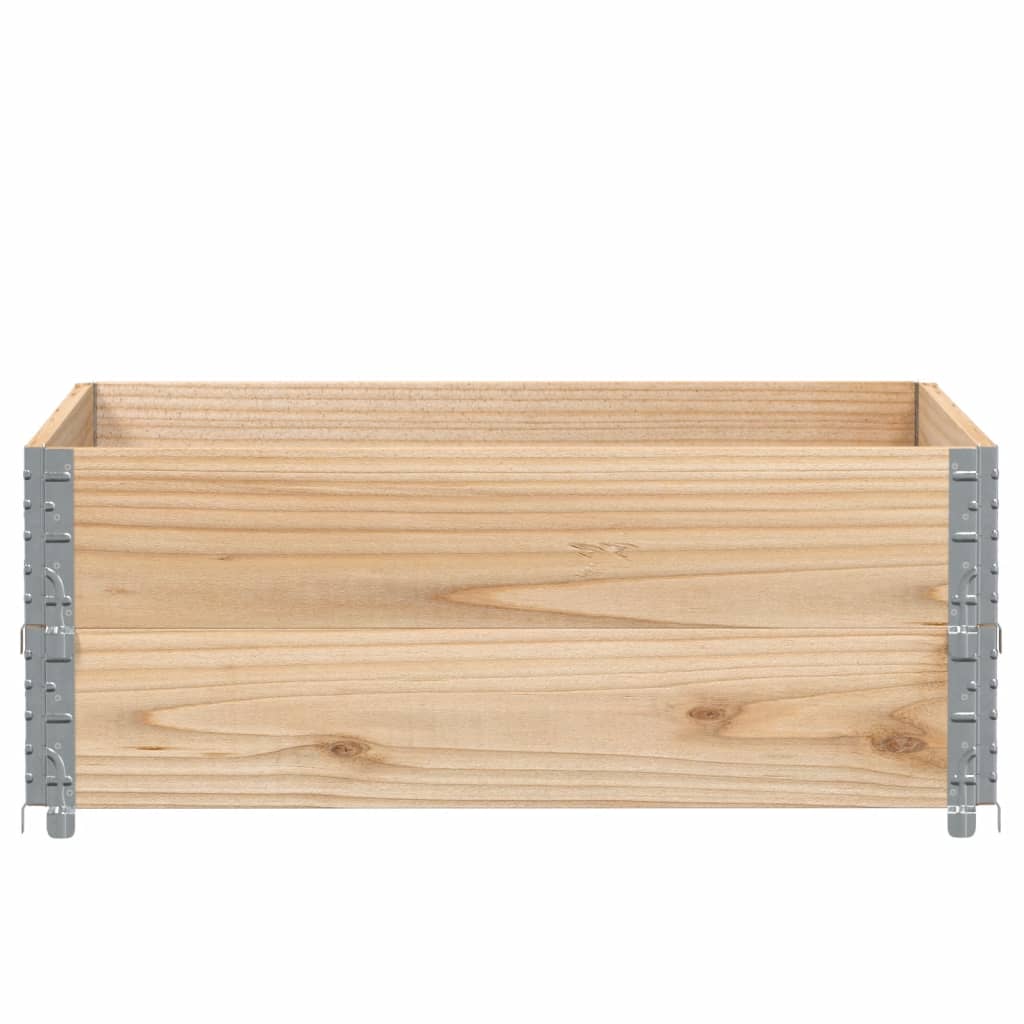 Vidaxl Planning Box 100x100 cm de pino sólido