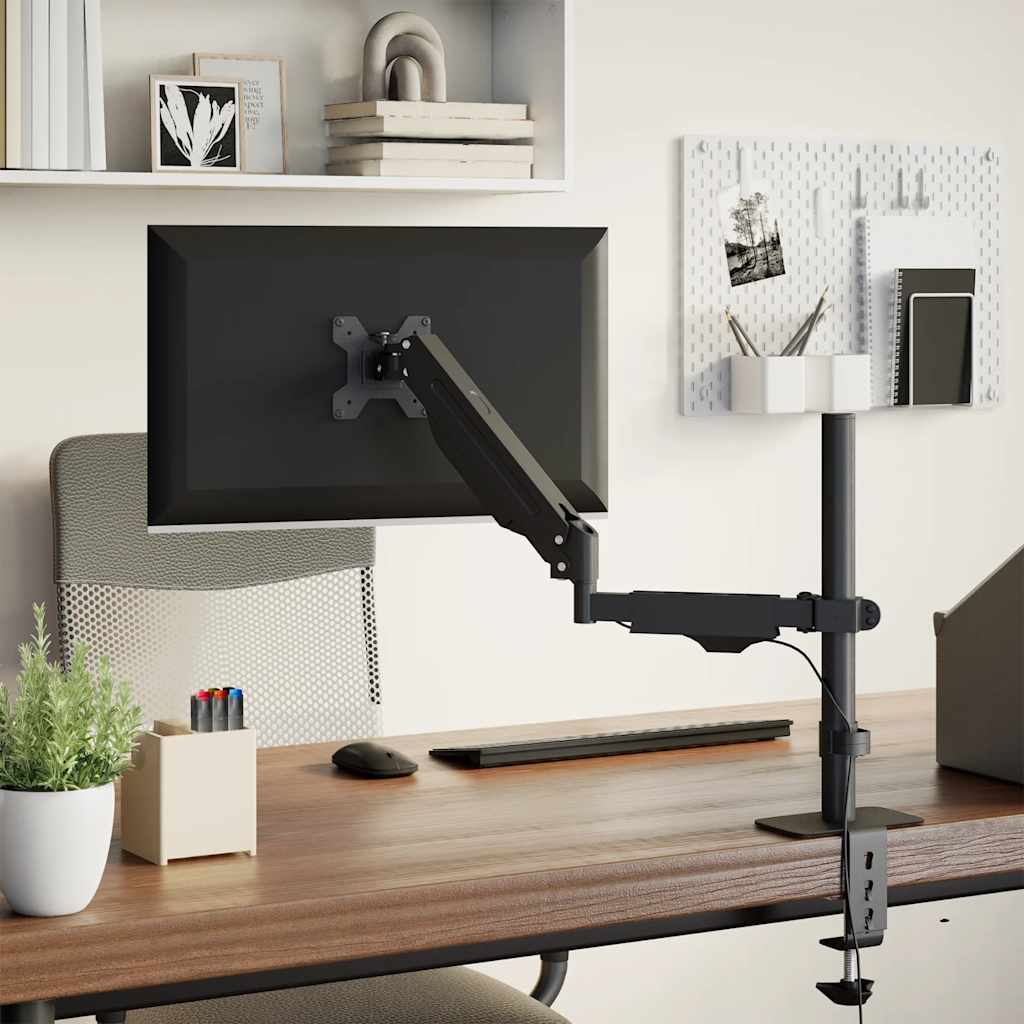 VidaXL soporte brazo monitor pantalla 27 pulgadas resorte de gas 10 kg