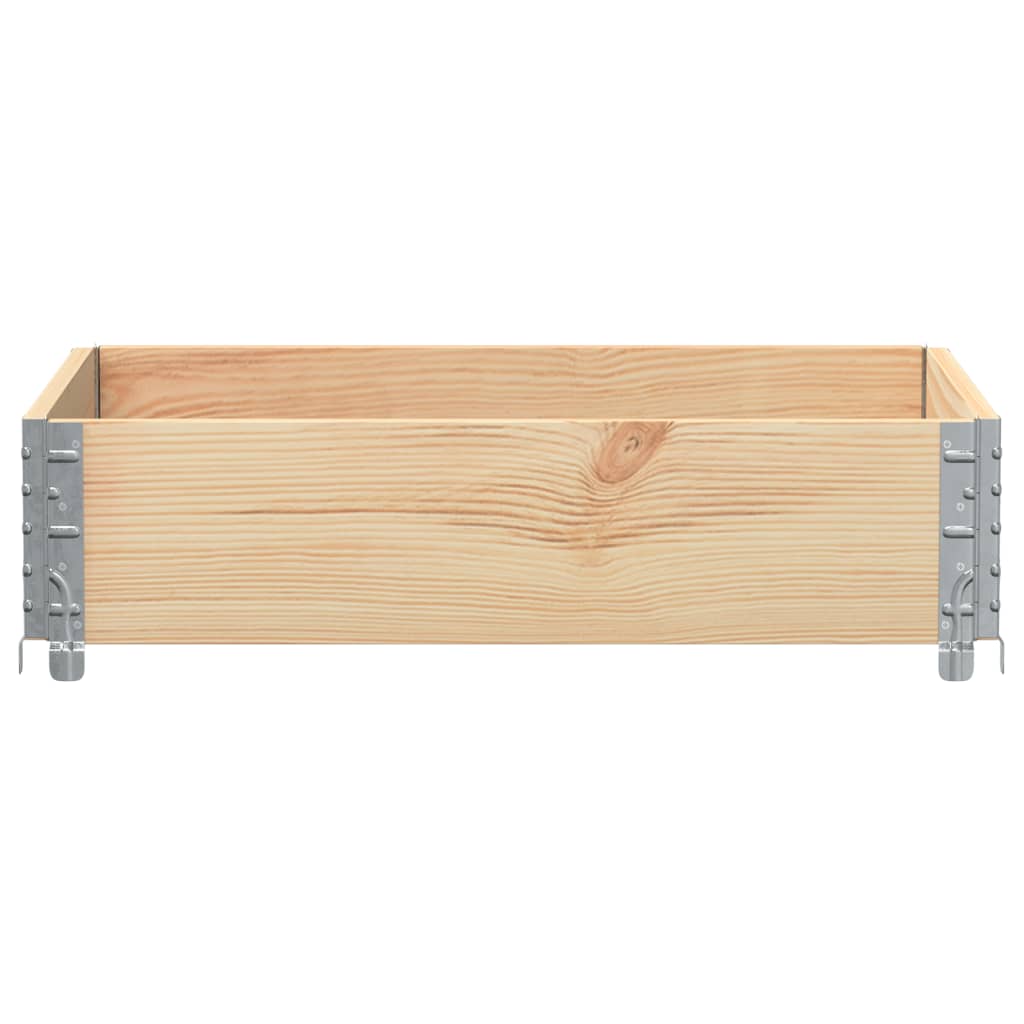 Casella di pianificazione Vidaxl 80x60 cm Pino solido