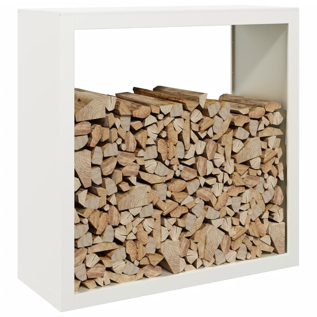 Chimenea de Vidaxl 100x40x100 cm de acero blanco