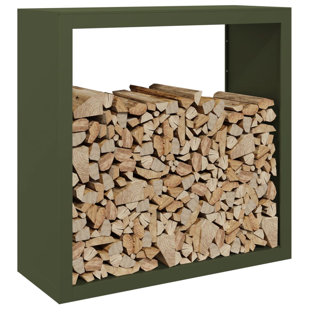 Chimenea de Vidaxl 100x40x100 cm de acero verde
