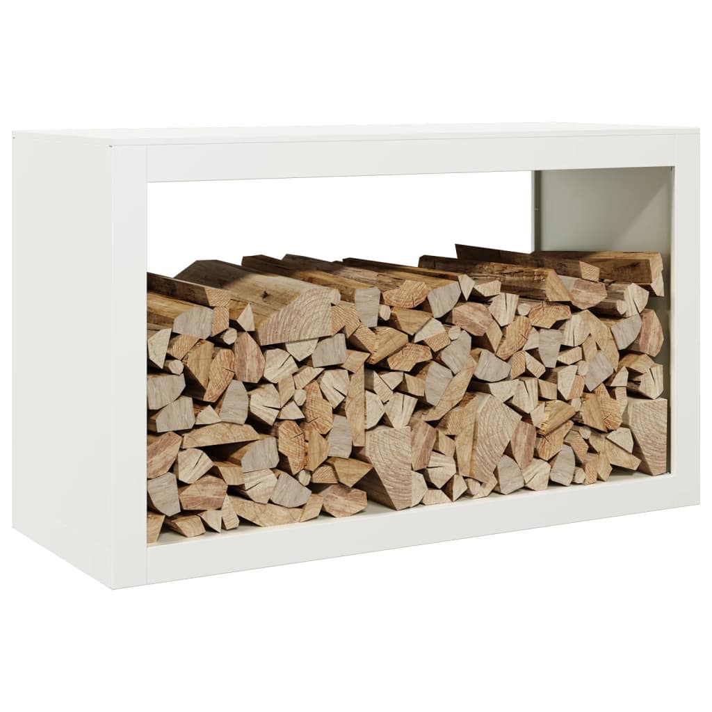 Chimenea de Vidaxl 100x40x60 cm de acero blanco