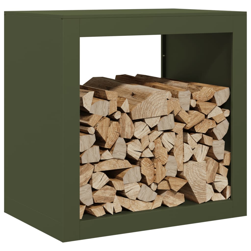 Chimenea de Vidaxl 60x40x60 cm de acero verde