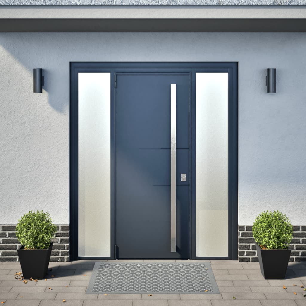 Plantadores Vidaxl 2 ST 30X30X30 CM ACERO NEGRO