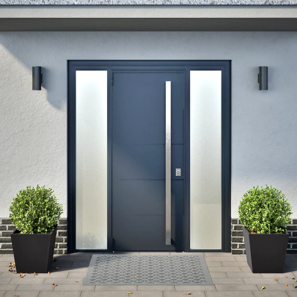 Plantadores Vidaxl 2 ST 40X40X40 CM ACERO NEGRO