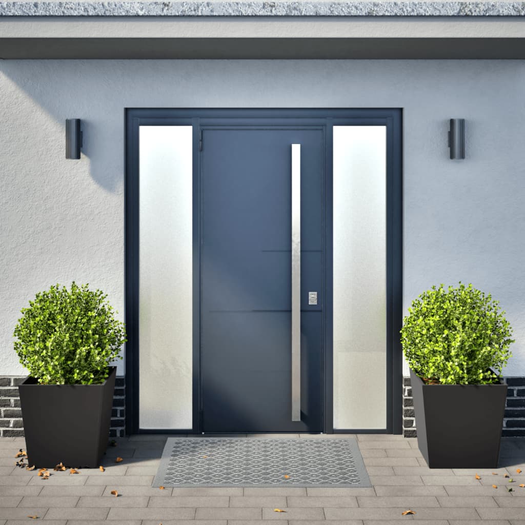 Plantadores Vidaxl 2 ST 50x50x50 cm de acero negro