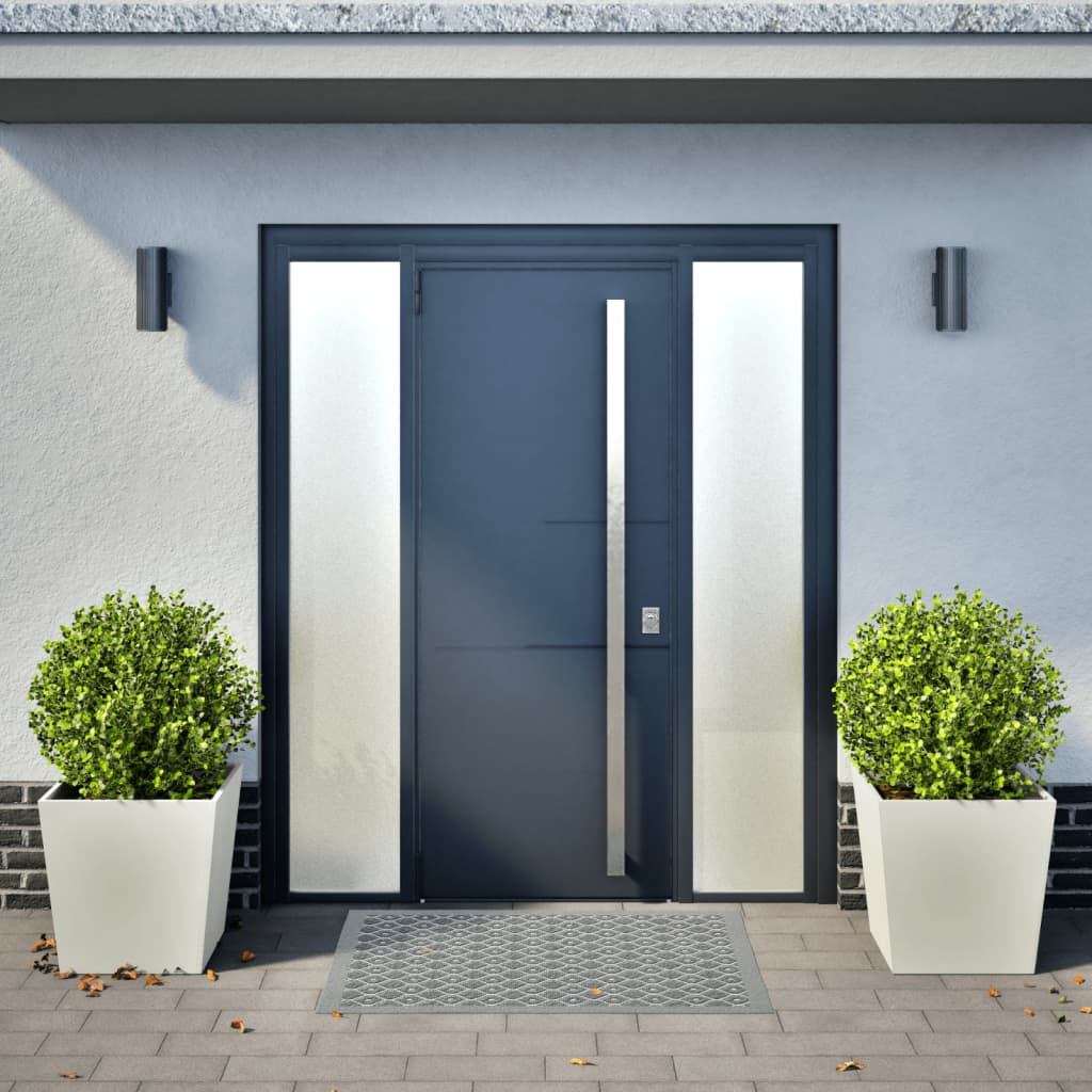 Plantadores Vidaxl 2 ST 50X50X50 CM de acero blanco