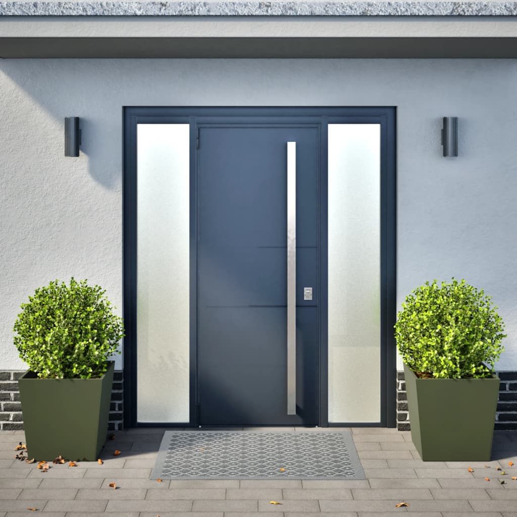 Plantadores Vidaxl 2 ST 50x50x50 cm de acero verde de acero verde