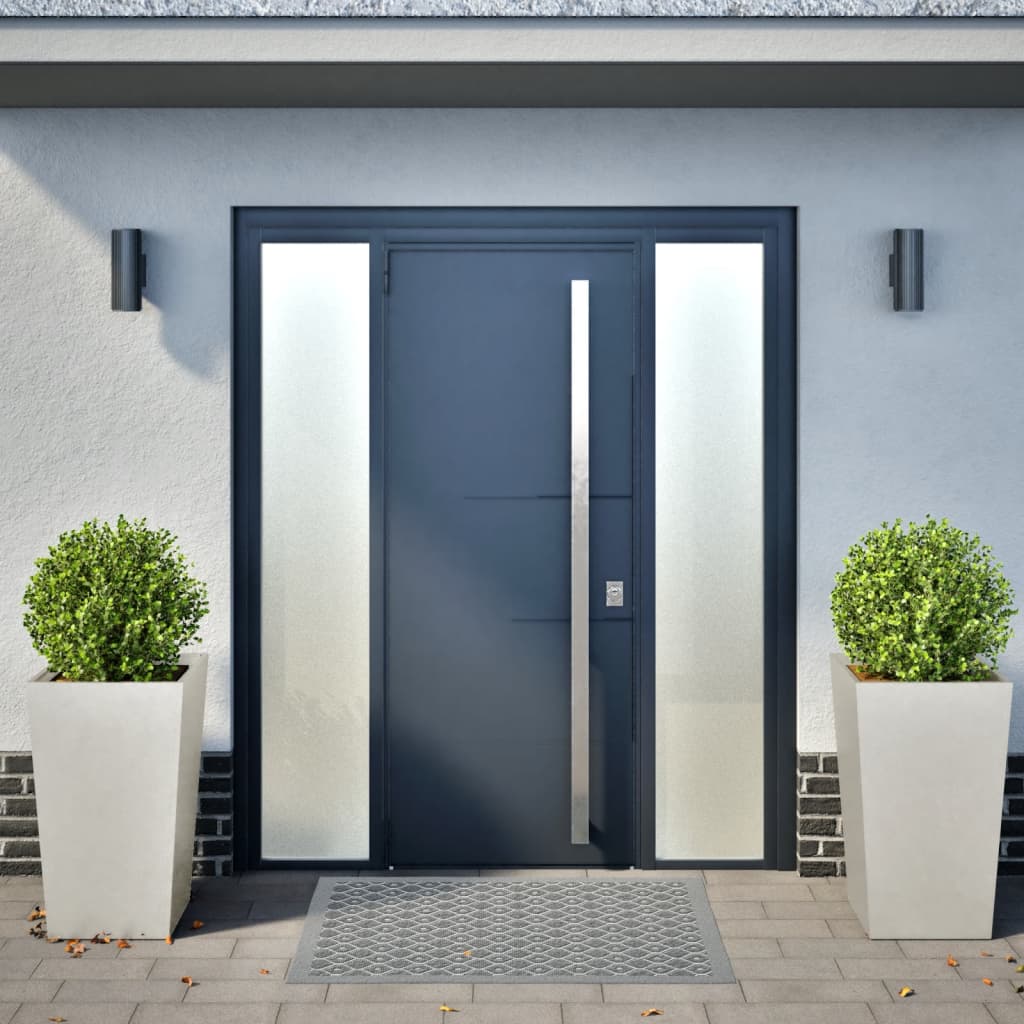 Plantadores Vidaxl 2 St 45x45x75 cm de acero inoxidable