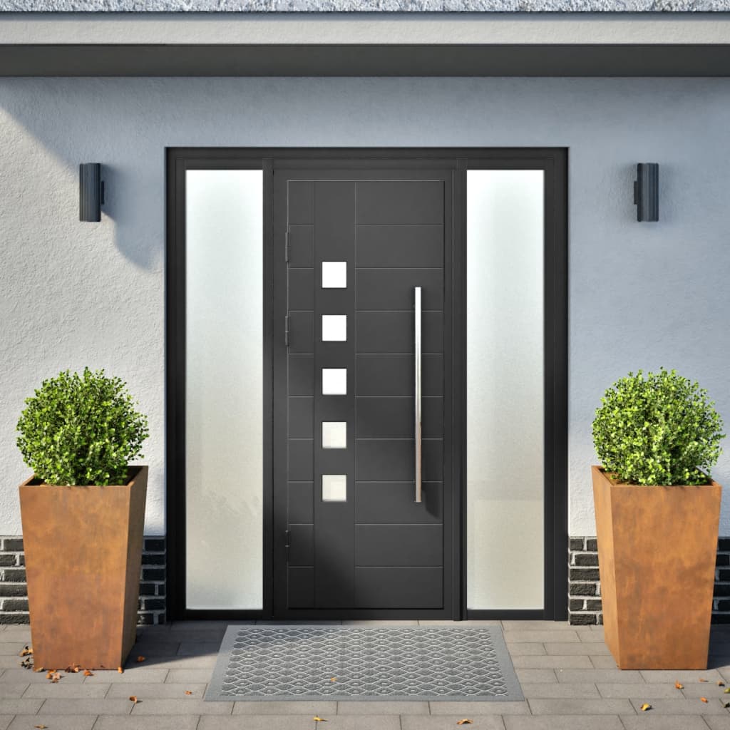 Vidaxl fioriere 2 ST 45x45x75 cm Acciaio meteo