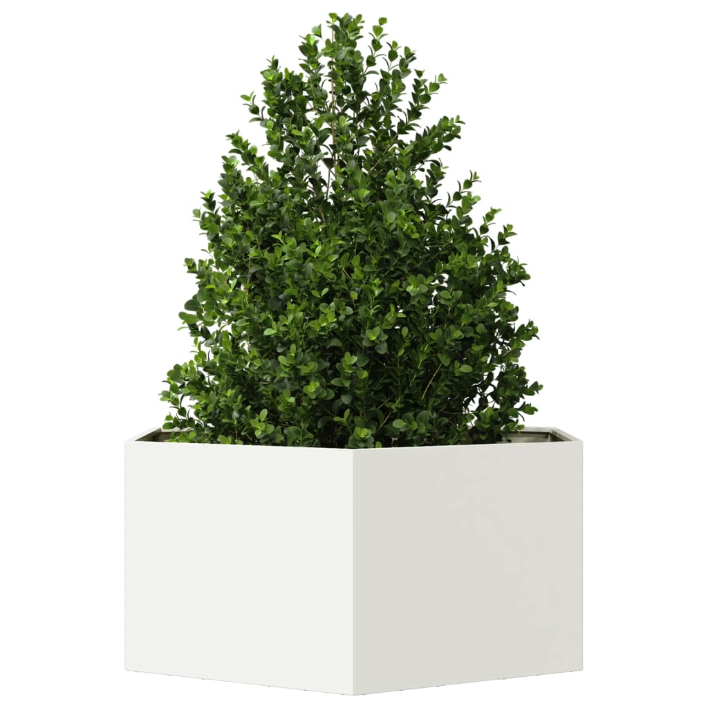 Vidaxl Plannet Henhoek 104x90x45 cm de acero blanco