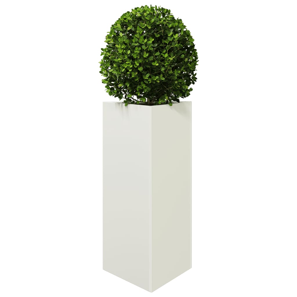 Vidaxl Plannet Triangle 40x34.5x70 cm de acero blanco
