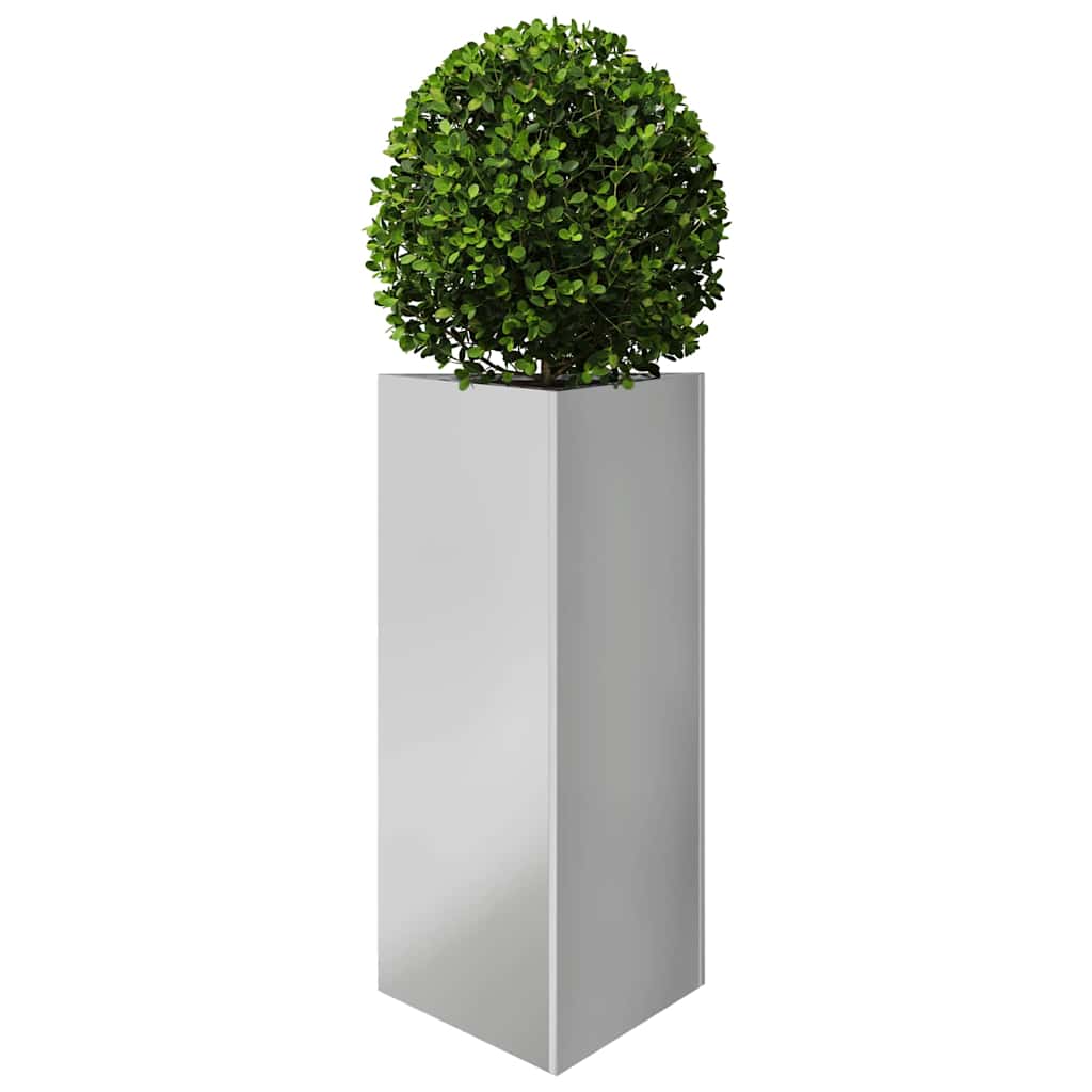 Vidaxl Planter Triangle 40x40x75 cm de acero galvanizado