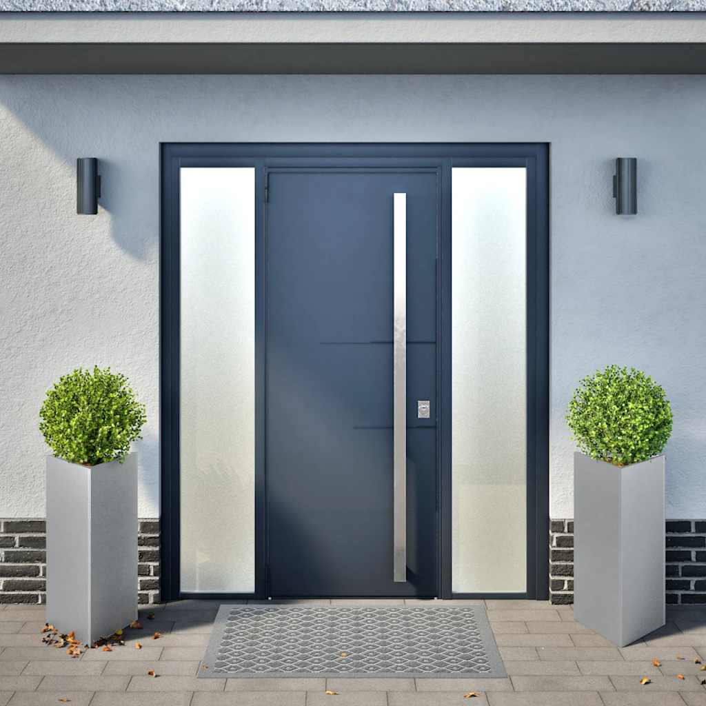 Plantadores Vidaxl 2 ST Triangle 40x40x75 cm de acero galvanizado