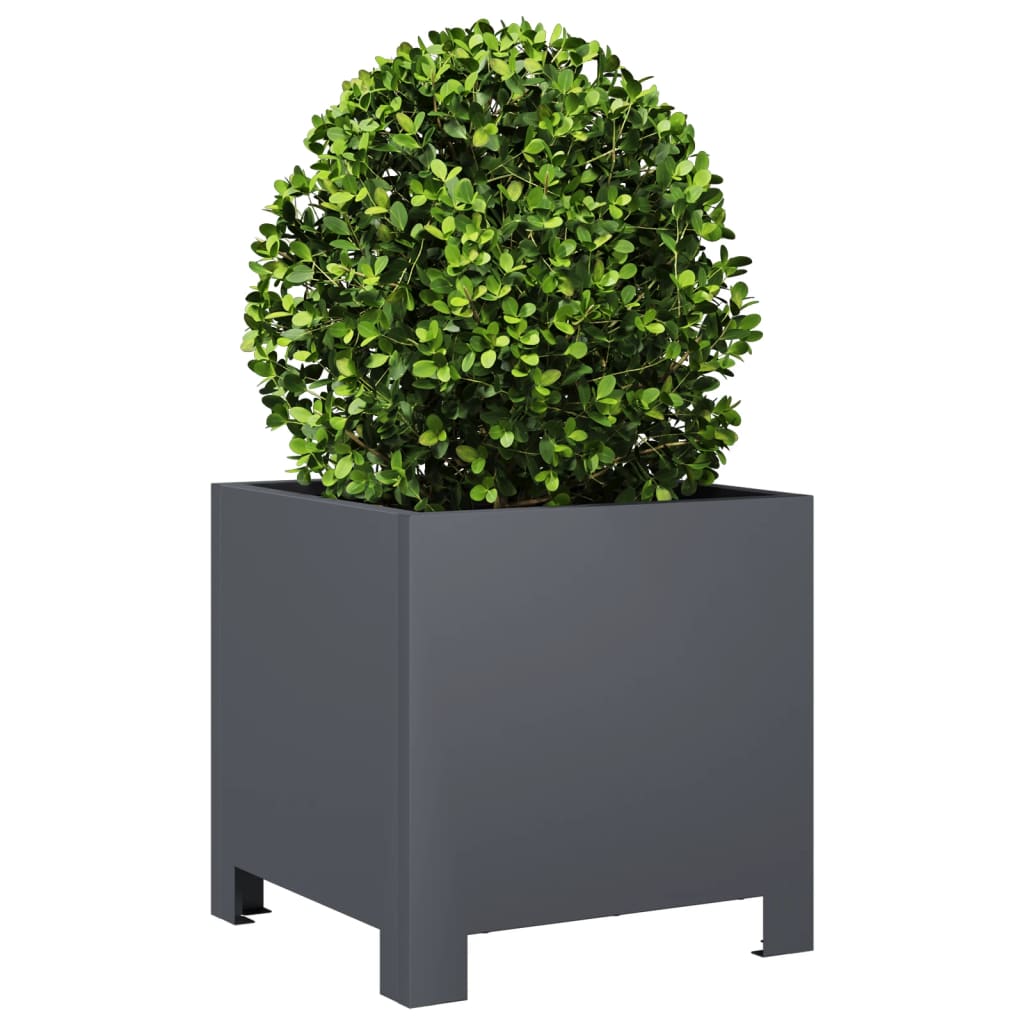 Vidaxl Planning Box 30x30x30 cm de acero antracita