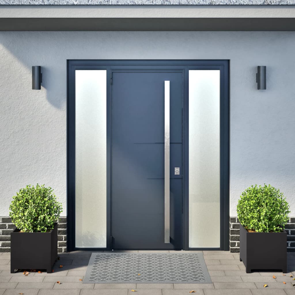 Plantadores Vidaxl 2 ST 40X40X40 CM ACERO NEGRO