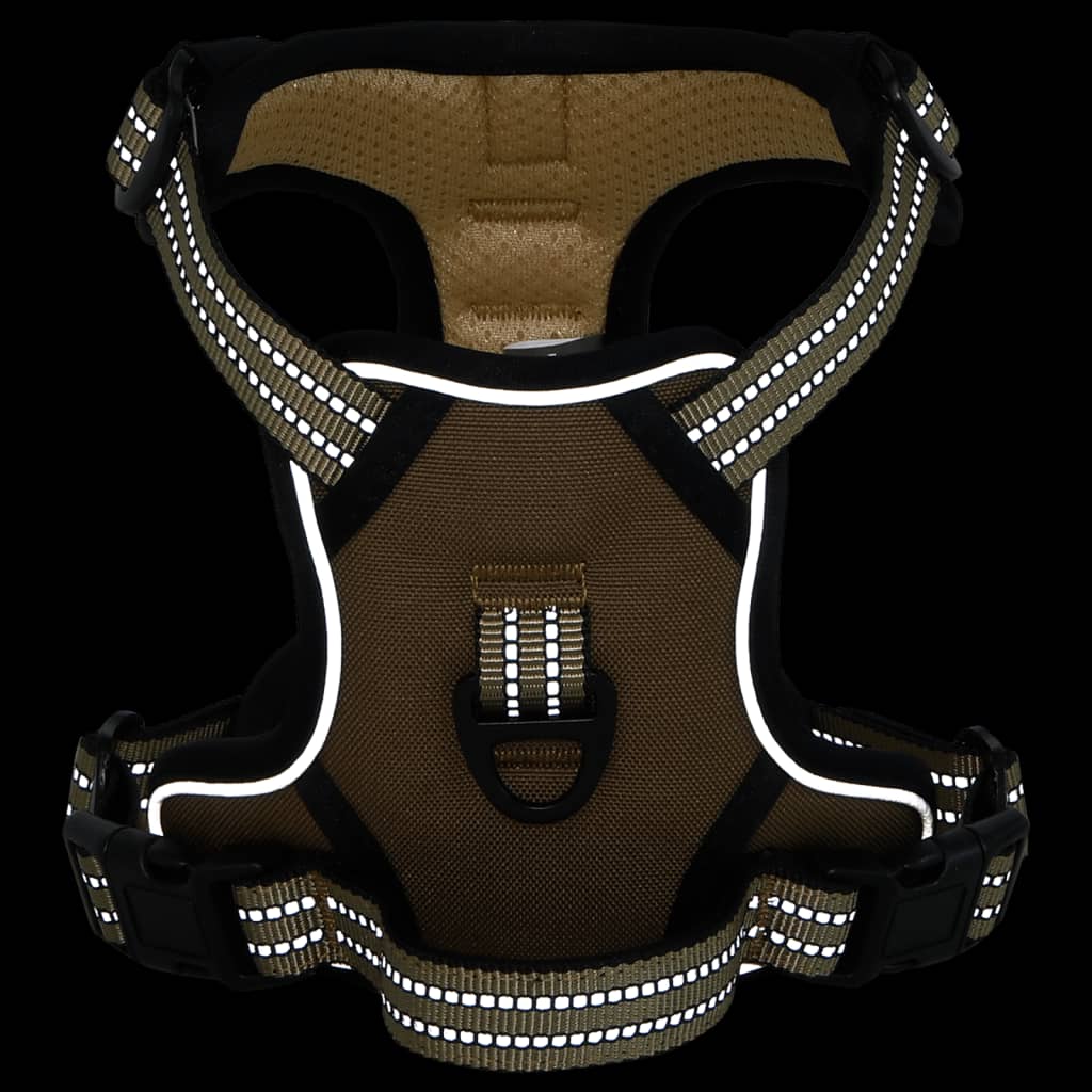 VIDAXL CARCHIRE DEL CANE CON STRUPE RIFREDUTTO REGOLABILE XL Brown