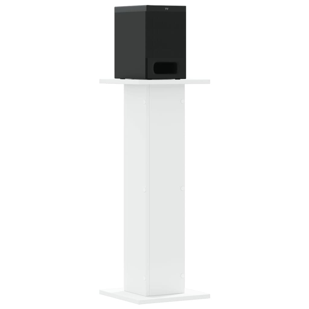 Altavoz Vidaxl se encuentra 2 pcs 30x30x80 cm de madera procesada blanca