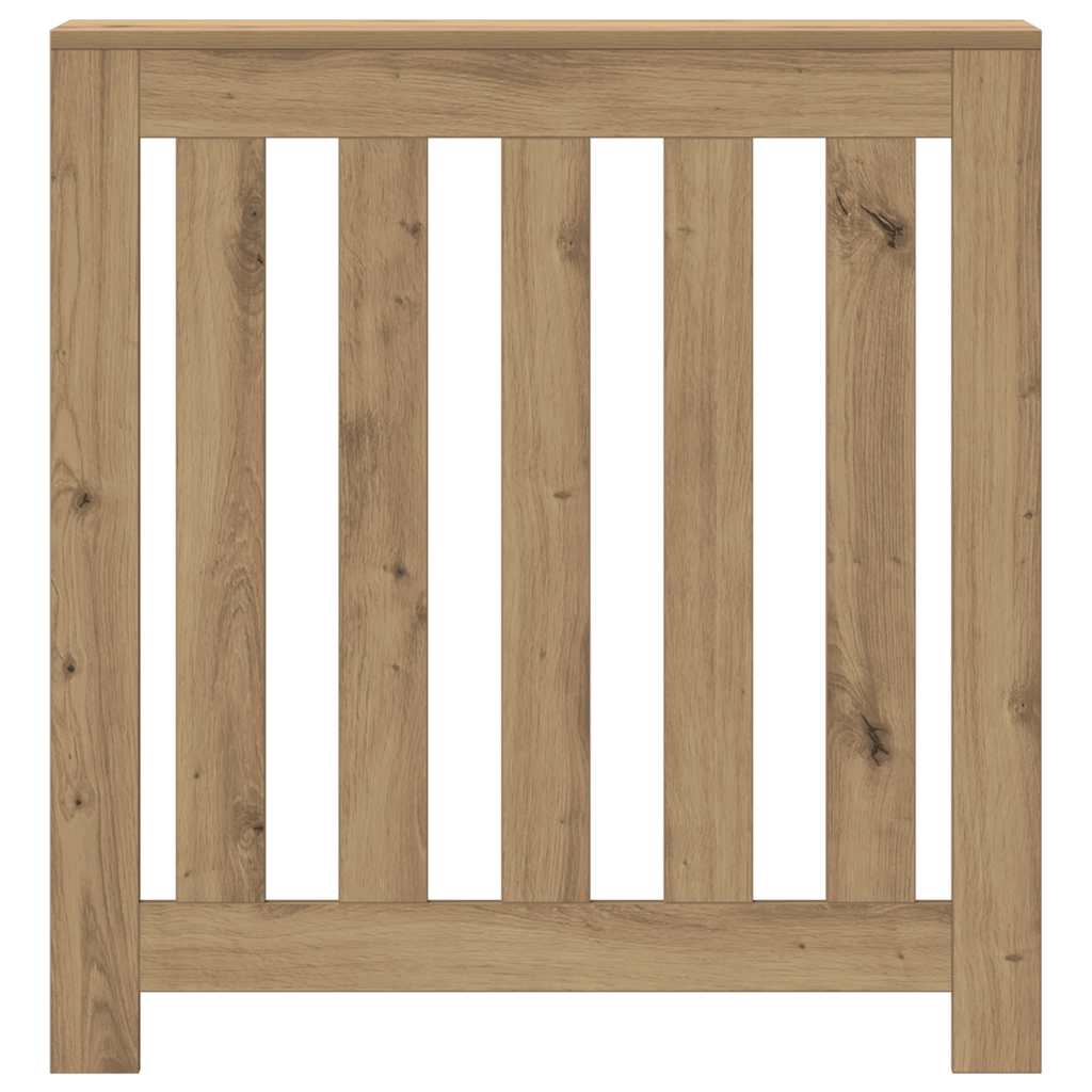 Carcasa de radiador Vidaxx 78x20x82 cm de madera elaborada, color roble artesanal